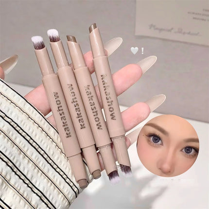 Highlighting & Bronzer Stick: Long Lasting Corrector with Brush, Brightening Concealer Pen, Nose Shadow, and Contouring Cosmetic