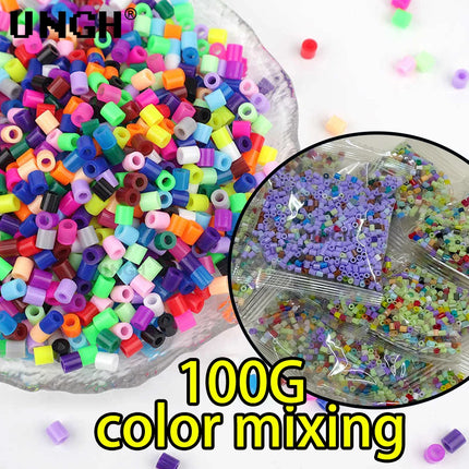 Perler Beads with box Mard Bean Fusion 2.6mm Pindou DIY material bag Holiday Gifts Hama Beads Handicraft Handmake keychain