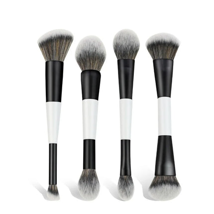 Dual-Ended F4 Contour Face Brush Multi-purpose High Coverage Eyeshadow Concealer Brushes Cosmetic Beauty Makeup Brushes
