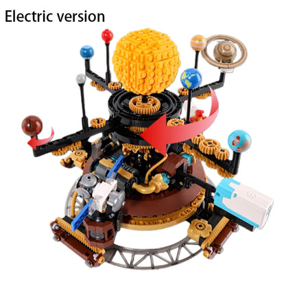 Solar System Building Sets Rotatable Space Exploration Building Blocks Toys Kid's STEM Educational Toys Birthday Gifts, 946PCS