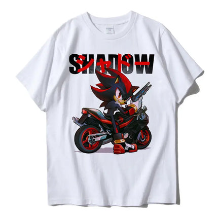 Sonic Hedgehog Kids Cotton T-Shirt - 100% Pure Cotton Summer Tee / Sonic Hedgehog Kids Cotton T-Shirt - 100% Pure Cotton Summer Tee