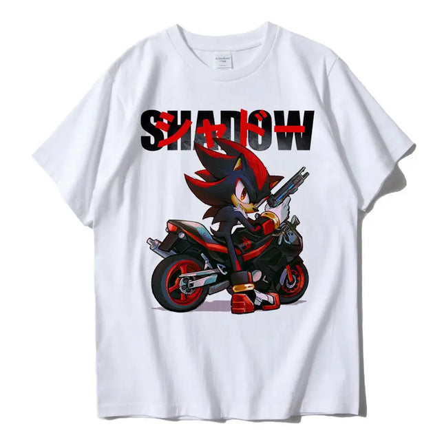 Sonic Hedgehog Kids Cotton T-Shirt - 100% Pure Cotton Summer Tee / Sonic Hedgehog Kids Cotton T-Shirt - 100% Pure Cotton Summer Tee