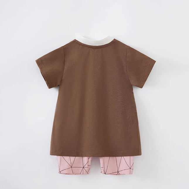 Cartoon Cosplay Costume Baby Girl Clothes Toddler Infant Newborn Onesie Romper Summer Jumpsuit 0-18 Months Newborn Short Sleeve