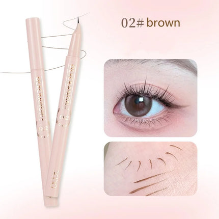 18° Curved Tip Waterproof Eyebrow Pencil – Ultra-Precise Hair-Like Strokes Smudge-Proof & All-Day Wear for Natural Defined Brows