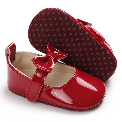 Spring and Autumn Fashion Baby Shoes Bow Soft Bottom Anti slip Sneaker Baby Versatile Princess Shoes