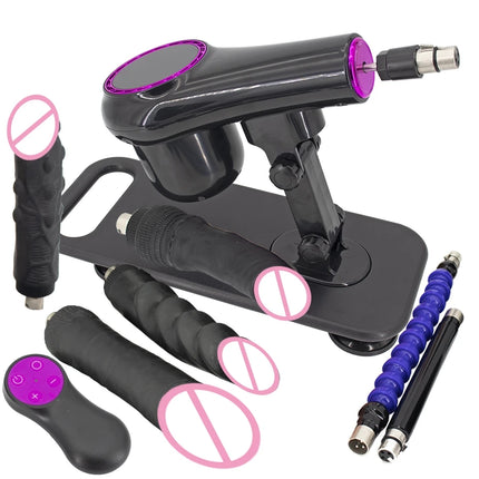 FREDORCH Portable Sex Machine Adjustable Speed Angle Automatic Wireless Control for Woman Man Masturbating Pumping Gun Sex Toys
