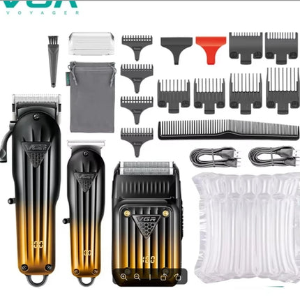 VGR 644 gradient hair cutting combination electric shaver rechargeable professional men's hair clipper carving electric pusher