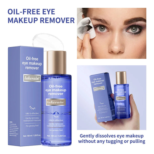 Gentle Makeup Remover Waterproof Formula Effectively Cleans Mascara Eyeliner Pigmented Eyeshadow And Brow Pomade