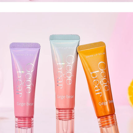Gege Bear Moisturizing Color-changing Lip Balm with natural ingredients for soft, smooth lips all summer long