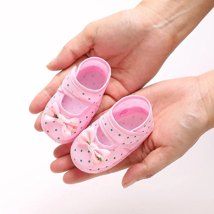 Multiple Options Newborn Baby First Baptist Shoe: Newborn Boy and Girl White Baptist Shoes Soft Sole Walking Shoes Size-9CM-10CM