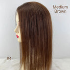 Medium Brown / With Clips / 22inches