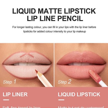 Private Label 26 Color Lip Liner Lip Liner Pigment Long Lasting Waterproof Custom Logo Makeup Wholesale Cruelty Free White Box