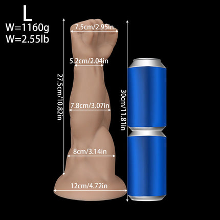New 3 Styles Foot Palm Fist Anal Plug Huge Dildo with Suction Cup Silicone Deep Butt Stimulator Sex Toy for Men Women Adult 18+