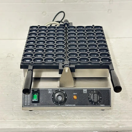 1800W Spherical Waffle Maker Oven 36 Holes with Bubble Egg & Cake Baking Sheet