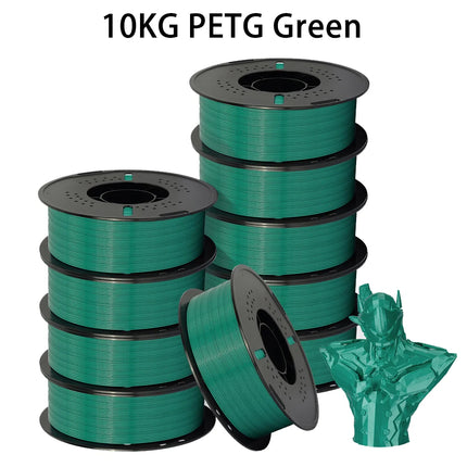 10KG PLA PETG TPU Filament 1.75mm Dimensional Accuracy+/-0.03mm No Bubble High Quality Multicolor 3D Printer Filament