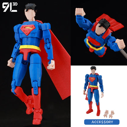 9L3D Articulated Actio Hero Model Collectible Figurine Super Hero Warrior Movie Creative Desktop Ornament Dummy13 Lucky T13 Gift