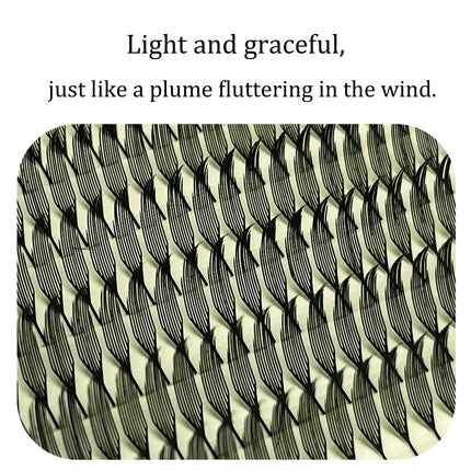Anime Spire Eyelash Extension Feather Shape C/D Curl Premade Fans Tower Lashes Soft Lightweight Manga Effect False Lashes Makeup