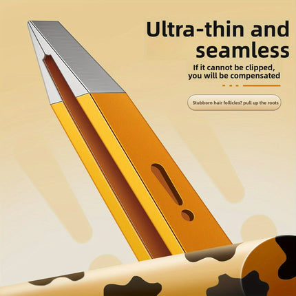 High-Precision Tweezers Stainless Steel Material with Excellent Rubber and Plastic Surface Feel Seamless Slant Tip