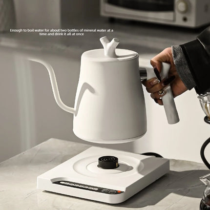 304 Stainless Steel Smart Electric Kettle Variable Temperature Gooseneck Pour Over Coffee Tea Water Boiler Fast Heating