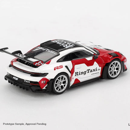 MINIGT 1/64 Porsche 911 (992) GT3 RS Weissach Package Guards Red MGT01060-CH Car Alloy Diecast Metal Model Kids Toys Boys