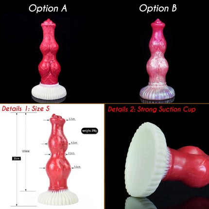 SHAZ Big Knot Dildo Silicone Anal Plug With Strong Suction Cup Thick Knotted Dragon Butt Plug Masturbator For Women Men Sex Toys