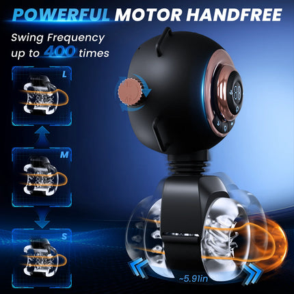 Automatic Male Masturbator with Removable Belts LCD Adjustable Males Adults Sex Toys Penis Masturbation Wearable Stroker for Men