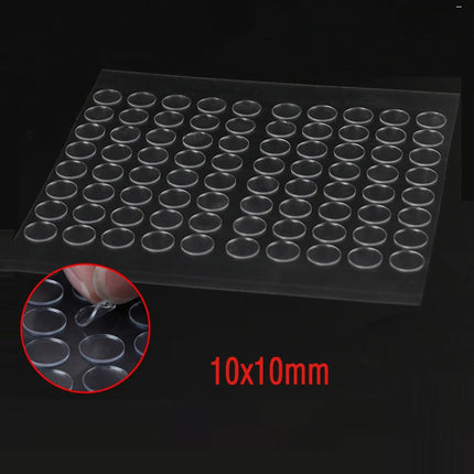 Double Sided Gel Glue Pad Adhesive Dots Fastener Strong Oval Self Adhesive Tape DIY Action Figures Carpet Poster Fixing Tape Pad