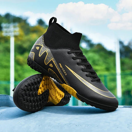 Original Men Football Field Boots Professional Society Indoor Boys Soccer Shoes Match Training Resistant Kids Football Shoes