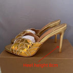 Golden slippers8cm / 37