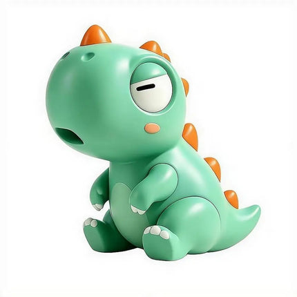 Cute Dinosaur Elephant Shaped USB Mini Fan Adjustable Speed Strong Airflow Hanging Cooling Fan With Food Clip Tableware Holder