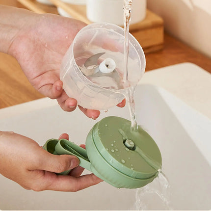 Multifunctional Vegetable Chopper Small Food Processor Manual Hand-Cranked Food Chopper Mincer Tool Garlic Kitchen Gadgets