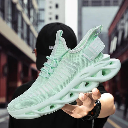 YRZL Men's Comfortable Sneakers, Women's Breathable Couple Running Shoes, Mesh Tenis Sport Shoes Size 36-46 Walking Sneakers Men