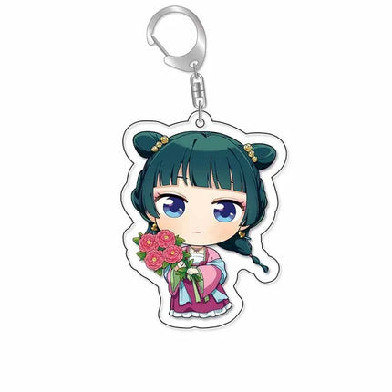 Anime The Apothecary Diaries Acrylic Keychain Cute Maomao Figure Keychain Keyring for Bag Backpack Accessories Gift