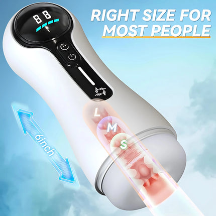 Automatic Adult Sex Toys For Male Sucking Masturbator Cup Realistic Blowjob Vaginal LCD Display Pocket Pussy Adult Sex Toys