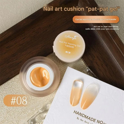5ml Nail Art Cushion Gradient Painting Gel Black Ombre Patting Gel Polish UV/LED Blush Blooming Aura Manicure Nail Polish Tools