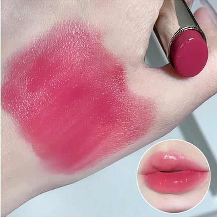 Silky Glossy Lipstick Gege Bear Pump Lips Moisture Water Bomb Comfortable Ultra Sheen Non-Stick Cup Lip Balm