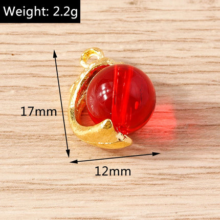 Tusember 10pcs Traditional Chinese Good Fortune Lucky Jade Charms Pendants for Jewelry Making Earrings Necklace Bracelet DIY