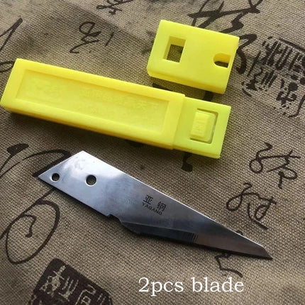 TC21 Titanium Handle Utility Knife  Paper Cutter Broken Window Escape Knife Outdoor Camping Hunting EDC Tool Replaceable Blade