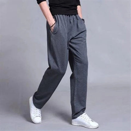 Thin Men's Sweatpants Joggers Pant Sport Tracksuit Wide Leg Straight Trouser Plus Size 5xl 6xl 7xl Sportswear 2025 Spring Z1A1