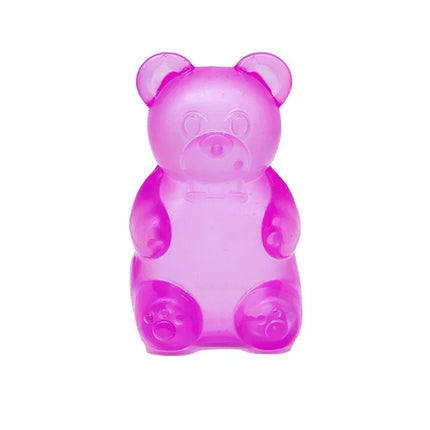 8cm NeeDoh Cute Gummy Bear Sensory Squeeze Toy with Jelly-like Filling Slow Rebound Stress Relief Toy To Alleviate Anxiety**