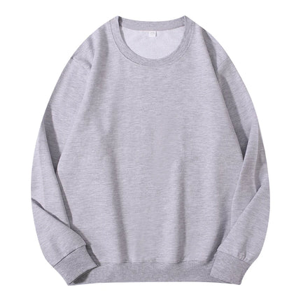 Autumn O-Neck Cotton Women's Sweatshirt Hoodies Basic Loose Casual Women Pullover Solid Sweatshirt Ladies Tops Factory Wholesale