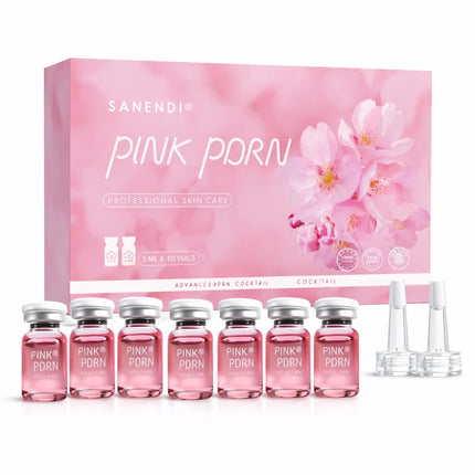 10vials Pink PDRN Salmon DNA Facial Serum For DermaPen Face Glow Peptide Hyaluronic Acid Brighten Cocktail Korean Skin Care Set