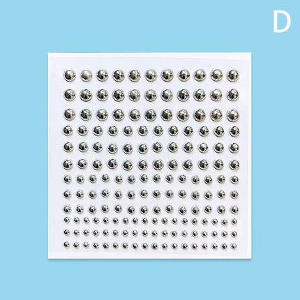 New Diamond Sticker Fake Nose Stud Self Adhesive Rhinestones Non Piercing Eye Ear Face Body Jewelry For Women Sticker Crystal