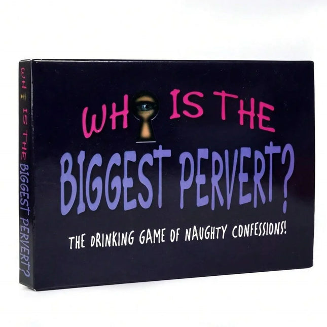 Who Is the Biggest Pervert? Adult Party Card Game |   Naughty Truth or Dare Drinking Game for Friends & Game Night