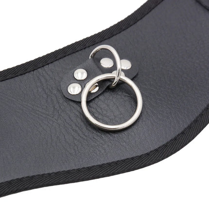 BDSM Adult Sex Collar Male Female Sexy Neck Cover Neck Cover Accessories Erotic Leather Neck Strap Fetish Slave Bondage Collar