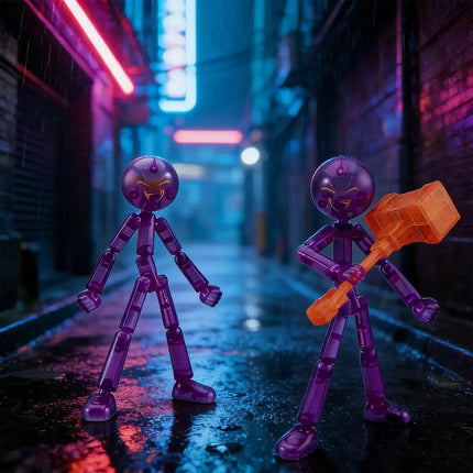 3D Printing Mannequin Multi-jointed Stickman Toy Stickman Action Figure Toy with Movable Joints Assembled Gifts For Kids Adult