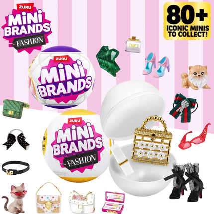 ZURU Mini Brands Surprise Blind Ball Collectibles Series 3 4 Fashion Mystery Capsule 5 Surprise  toys Blind Box Bag Shoes Ball