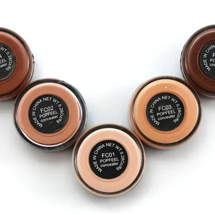 Popfeel Full Cover Concealer Hide Blemish Creamy MakeUp Face Lip Eye Foundation Makeup Contouring Corrector Make Up