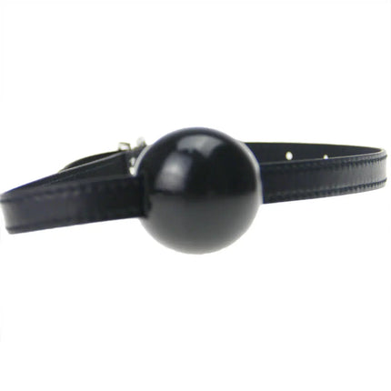 Leather Strap-on Gag BDSM Silicone Bite Ball Mouth Slave Oral Fixation Mouth Stuffed Adult Games For Couples Flirting Sex Toys