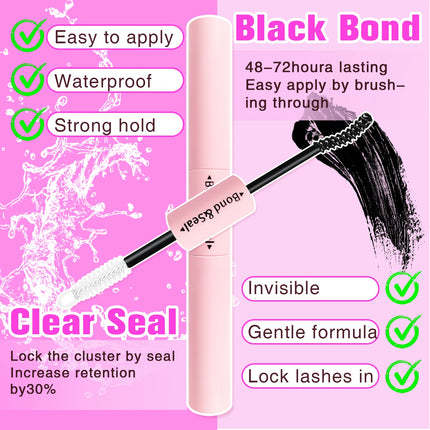 320/600/790 Cluster Lashes Kit – Daily & Party Essential with Mix-and-Match Lengths! Perfect for Effortless Glam Anytime